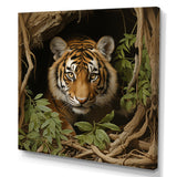 Brown jungle Tiger portrait - Tiger Wall Decor