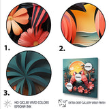 Pink Tropical Toucans - Bird Floral Wall Art Prints