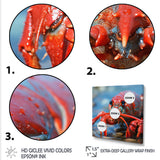 Coastal Crawler Portrait of a Lobster - Lobster Home Decor Art