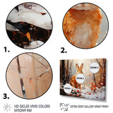 Frosty Rabbit winter Solitude - Rabbit Canvas Wall Art