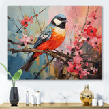 Blue bird floral tree harmony - Blue Bird Wall Art