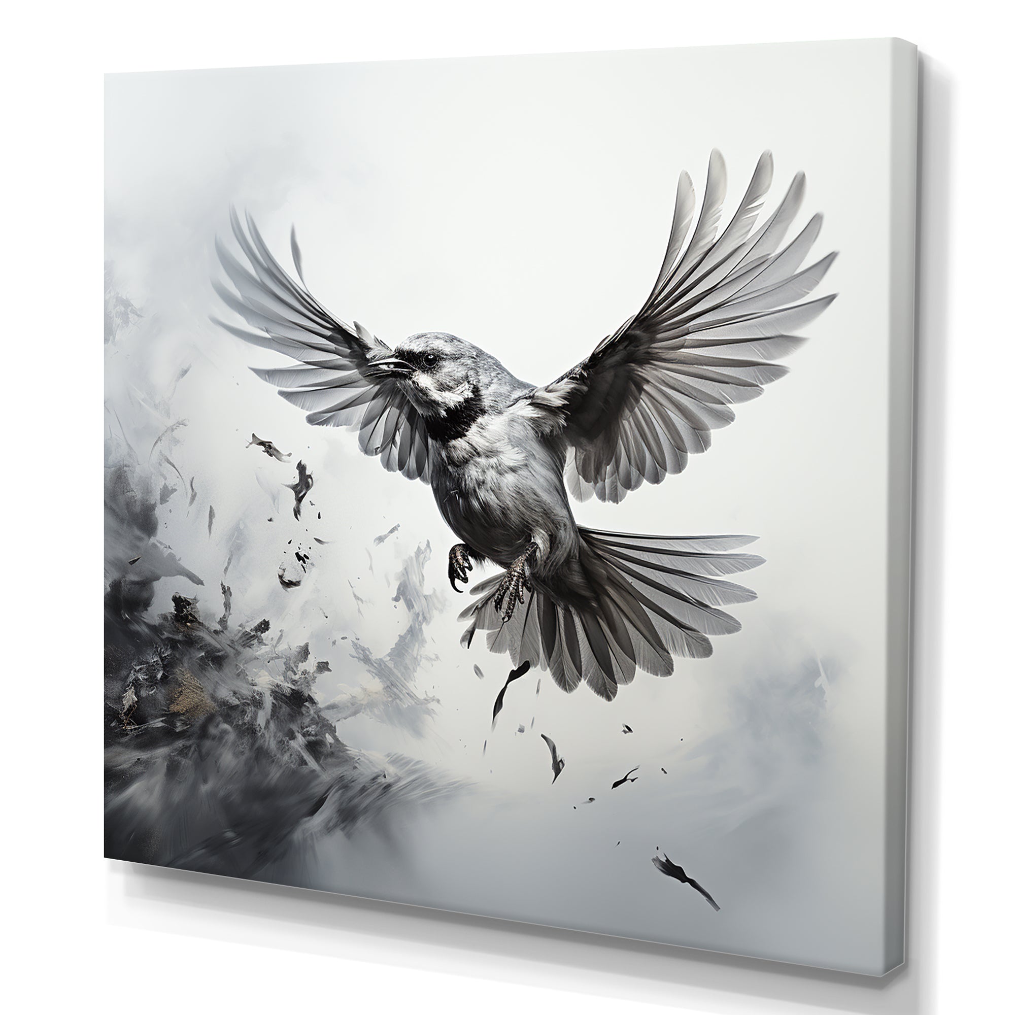 Graphite Realism The Wild Bird - Bird Wall Decor