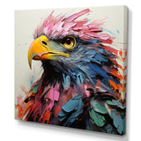 Pink and blue Majesty Eagle - Eagle Home Decor Art