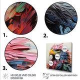 Pink and blue Majesty Eagle - Eagle Home Decor Art