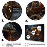 Vintage old American Cart I - Old American Cart Canvas Wall Art