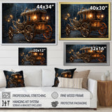 Vintage old American Cart I - Old American Cart Canvas Wall Art