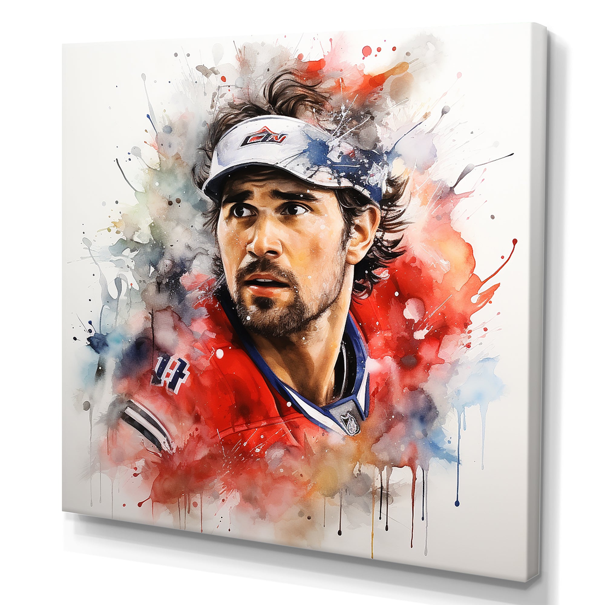 Hockey Champion Odyssey Portrait I - Sport Hockey Canvas Wall Art