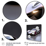 Pink and chrome Italian hyper car I - Car Exotic Canvas Wall Art