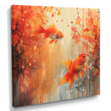 Orange coral Marine goldfish magic - Orange Coral Wall Art