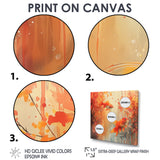 Orange coral Marine goldfish magic - Orange Coral Wall Art