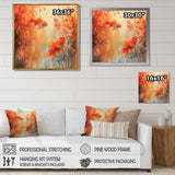 Orange coral Marine goldfish magic - Orange Coral Wall Art