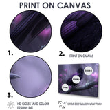 Purple black Moonlit Serenade Bird - Bird Wall Decor