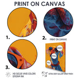 Orange red boxer dog with sunglasses - Dog Wall Decor