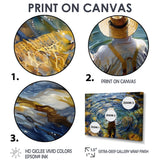 River Trout Fishing In The Mountains I - Hunting & Fishing Canvas Wall Art