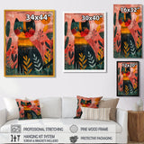 Cheetah in the African rainforest - Pink Cheetah Wall Art