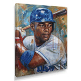 Portrait Of Baseball Legend On The Field I - Sport Baseball Canvas Wall Art