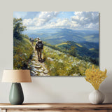 The Appalachian Mountain Trail Hike I - Hiking Canvas Wall Art