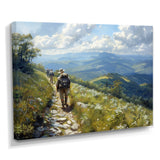 The Appalachian Mountain Trail Hike I - Hiking Canvas Wall Art