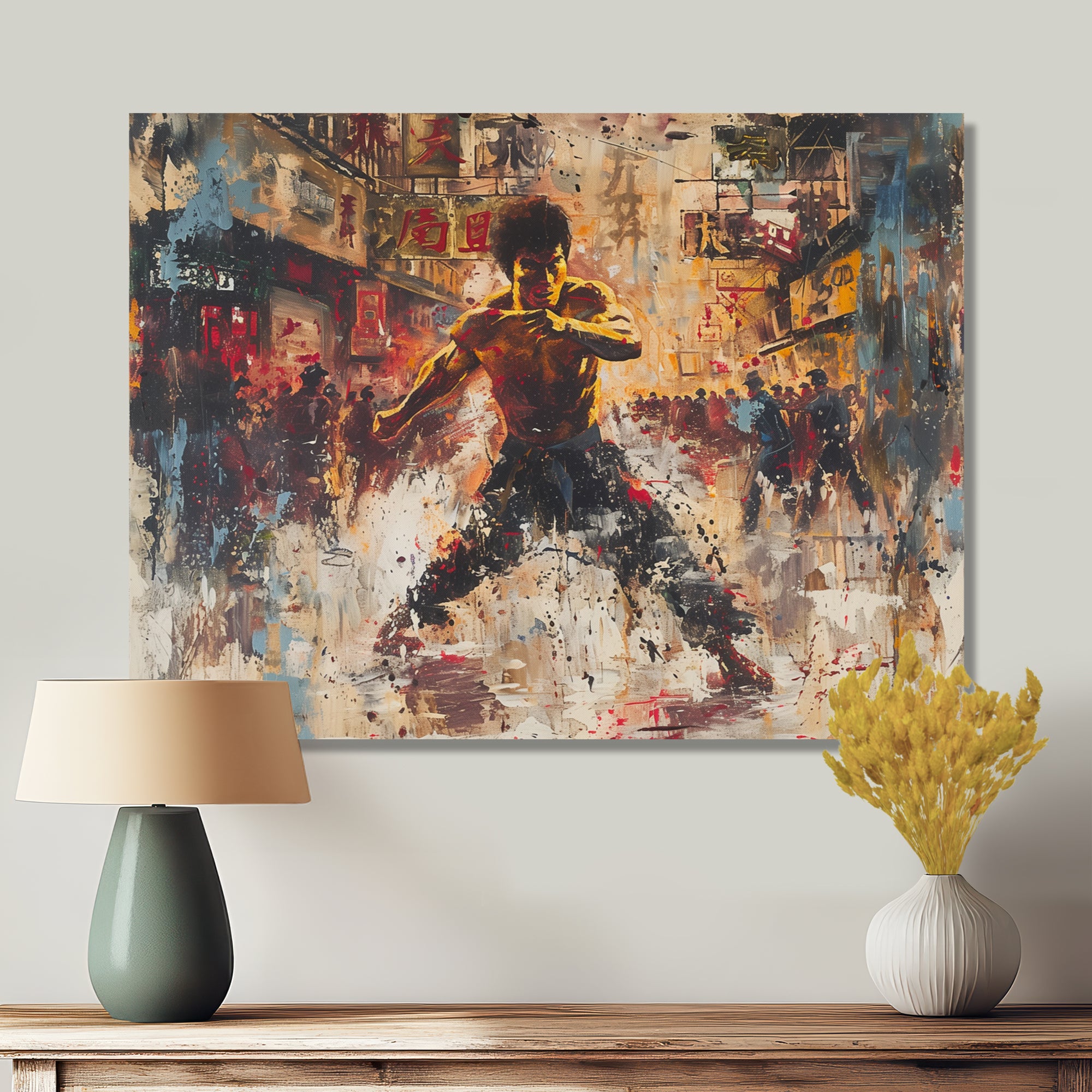Bruce Lee's Influence Martial Arts - Martial Arts Canvas Wall Art