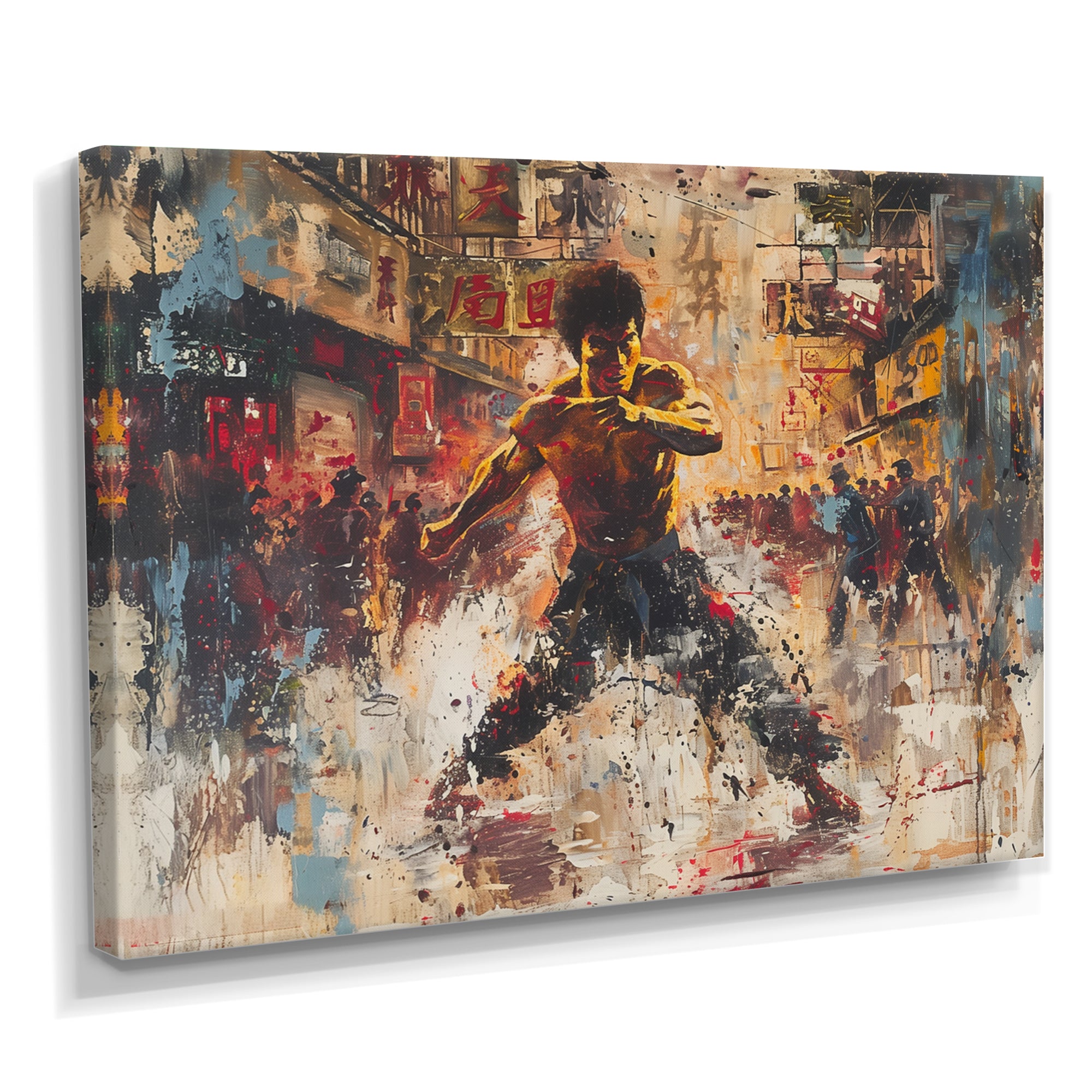 Bruce Lee's Influence Martial Arts - Martial Arts Canvas Wall Art