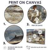 Martial Arts At The Shaolin Temple I - Martial Arts Canvas Wall Art