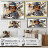 Young Baseball Player Future Stars - Sport Baseball Canvas Wall Art