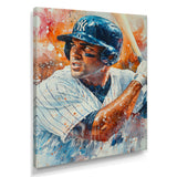 Baseball Player On The Field - Sport Baseball Canvas Wall Art