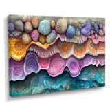 Pink And Blue Coral Oceans Edge Of Wonder - Coral Wall Art Prints