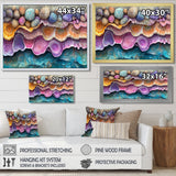 Pink And Blue Coral Oceans Edge Of Wonder - Coral Wall Art Prints
