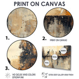 Black And Orange BMX Forest Riding - Cycling Canvas Wall Art