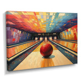 Bowling Alley Nights - Bowling Canvas Wall Art