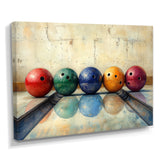 Bowling Ball Beauty I - Bowling Canvas Wall Art