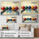 Bowling Ball Beauty I - Bowling Canvas Wall Art