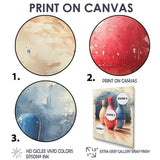 Pink And Blue Bowling Pinsetters Rhythm I - Bowling Canvas Wall Art