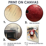 Red And Grey Bowling Spare Shot Focus - Bowling Canvas Wall Art
