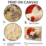 White And Red Koi Fish Chinese Zodiac - Koi's Fish Bedroom Wall Art