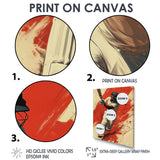 White And Red Sport Cricket Indian Cricket Sport - Cricket Sport Canvas Wall Art