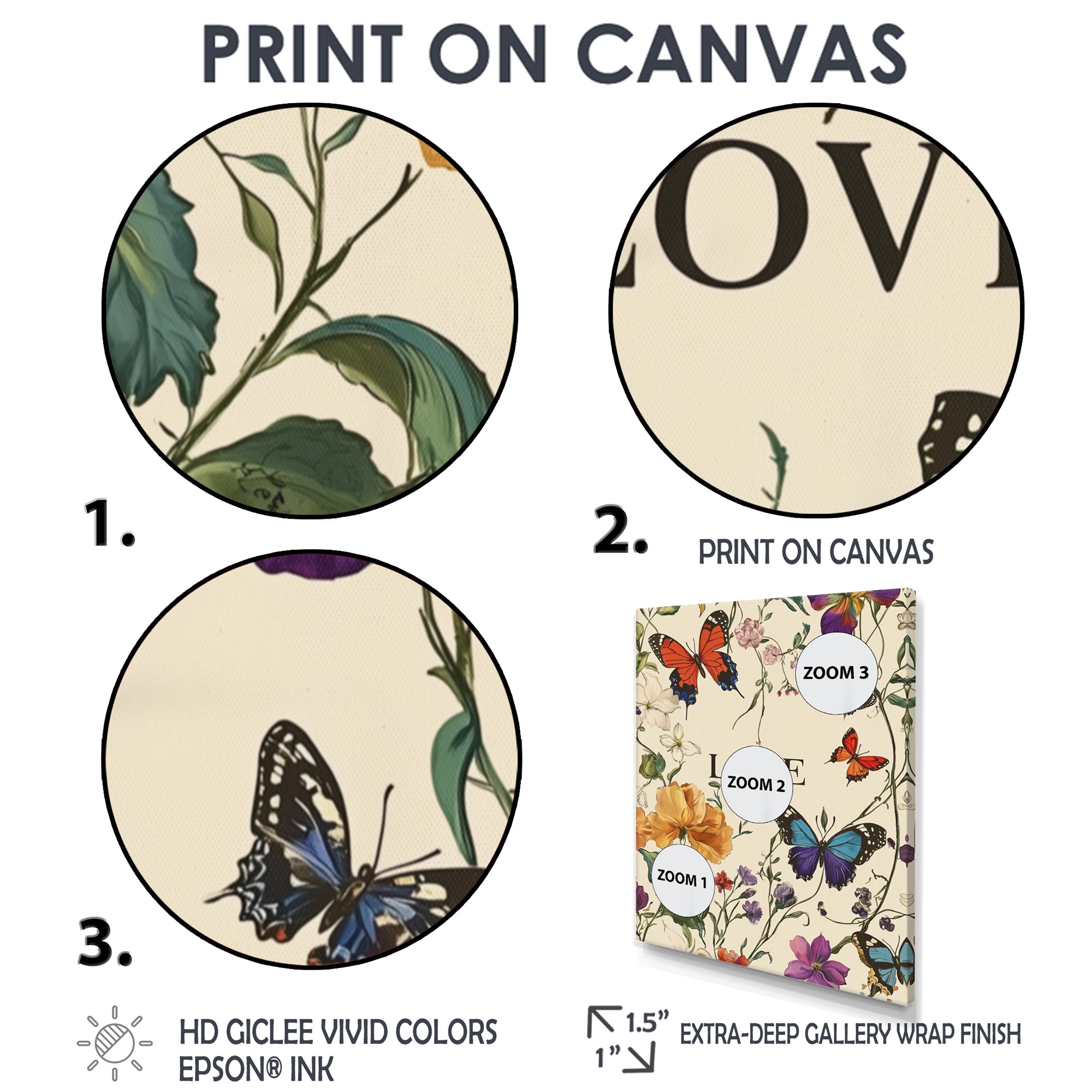 Love Butterflies In Blue And Orange Tones - Butterfly Wall Art Prints