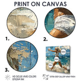 Volleyball Player Serving The Ball I - Volleyball Canvas Wall Art