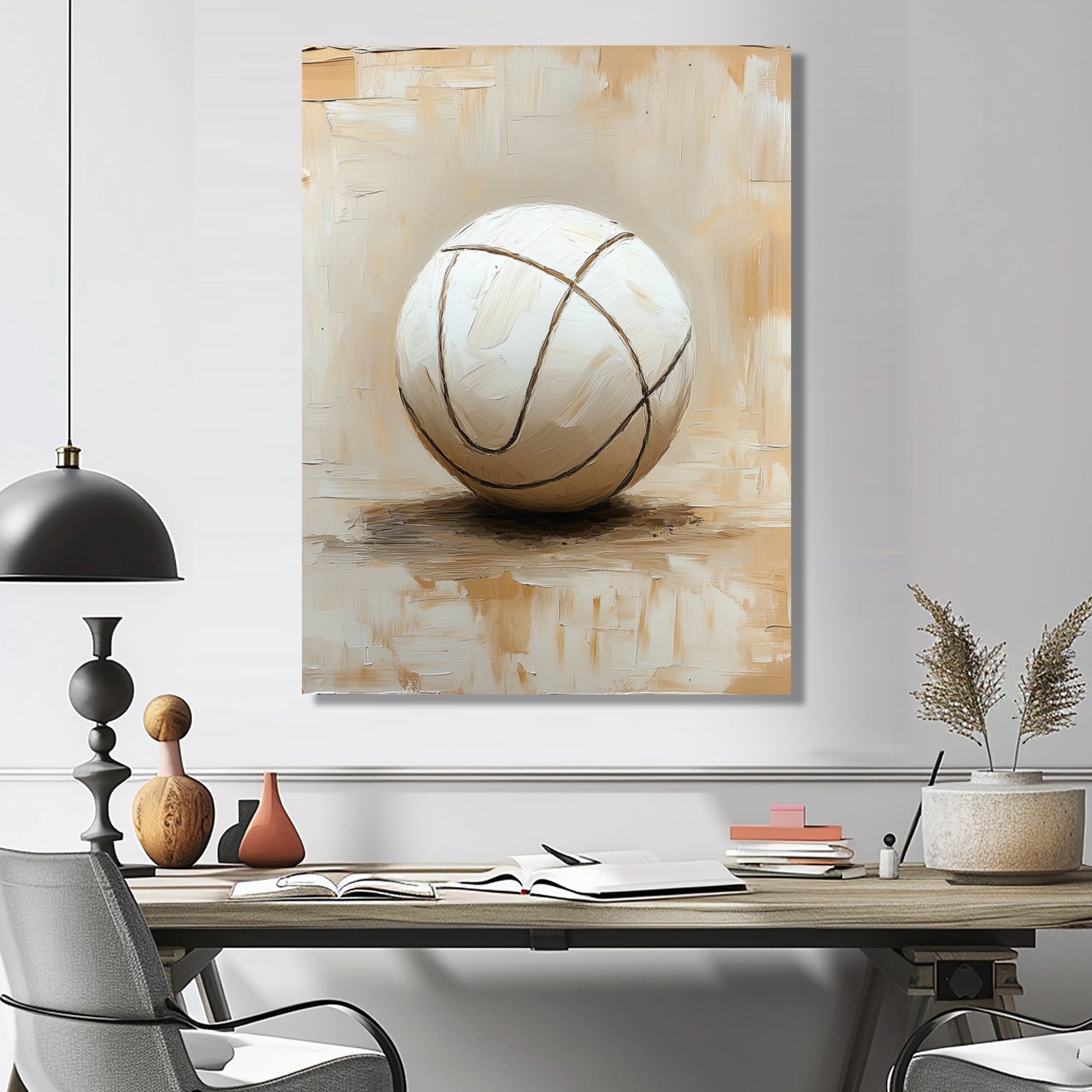 Volleyball Vibes - Volleyball Canvas Wall Art