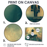 Green Freestyle BMX Bike Tricks - Cycling Canvas Wall Art