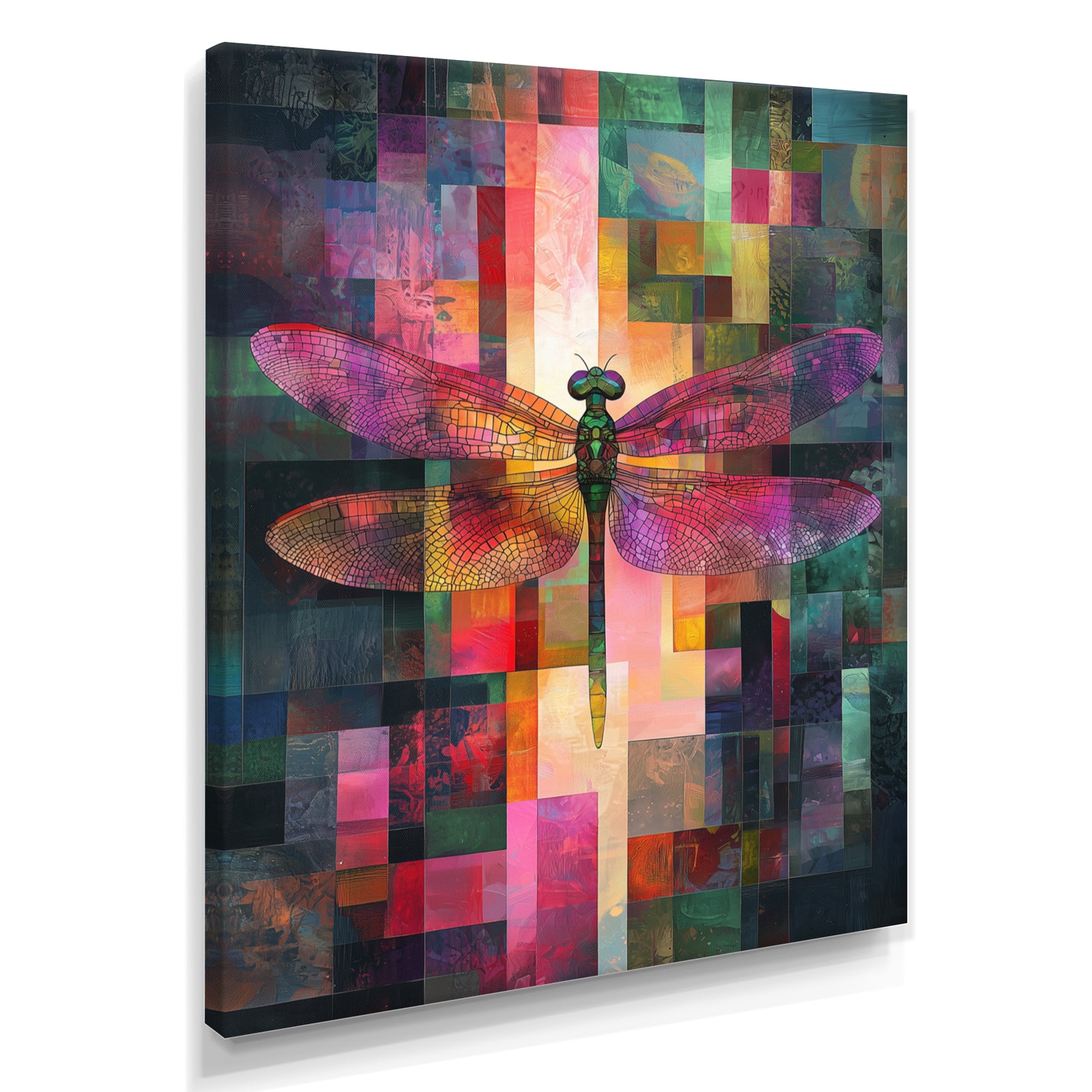 Pink Dragonfly's Auroras Dance - Dragonfly Wall Decor