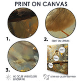 Cute Bird Sparrow On A Fallen Branch - Bird Living Room Wall Art