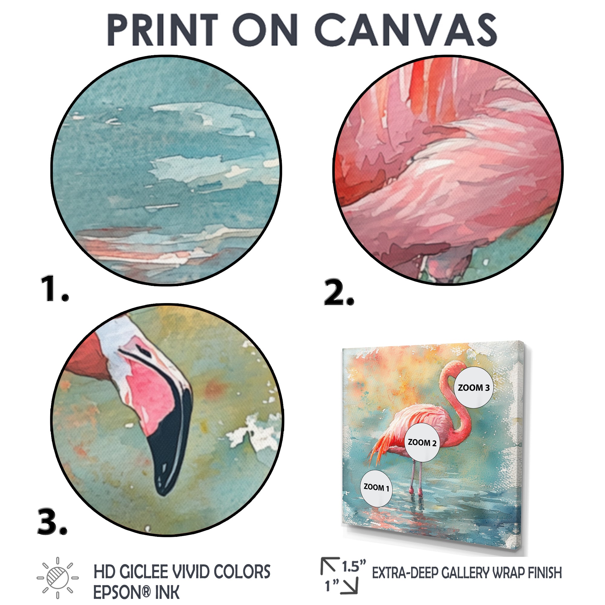 Flamingo Grace - Pink Bird Wall Art