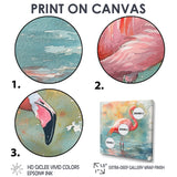 Flamingo Grace - Pink Bird Wall Art