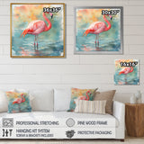 Flamingo Grace - Pink Bird Wall Art
