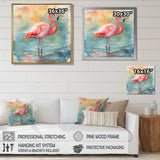 Flamingo Grace - Pink Bird Wall Art