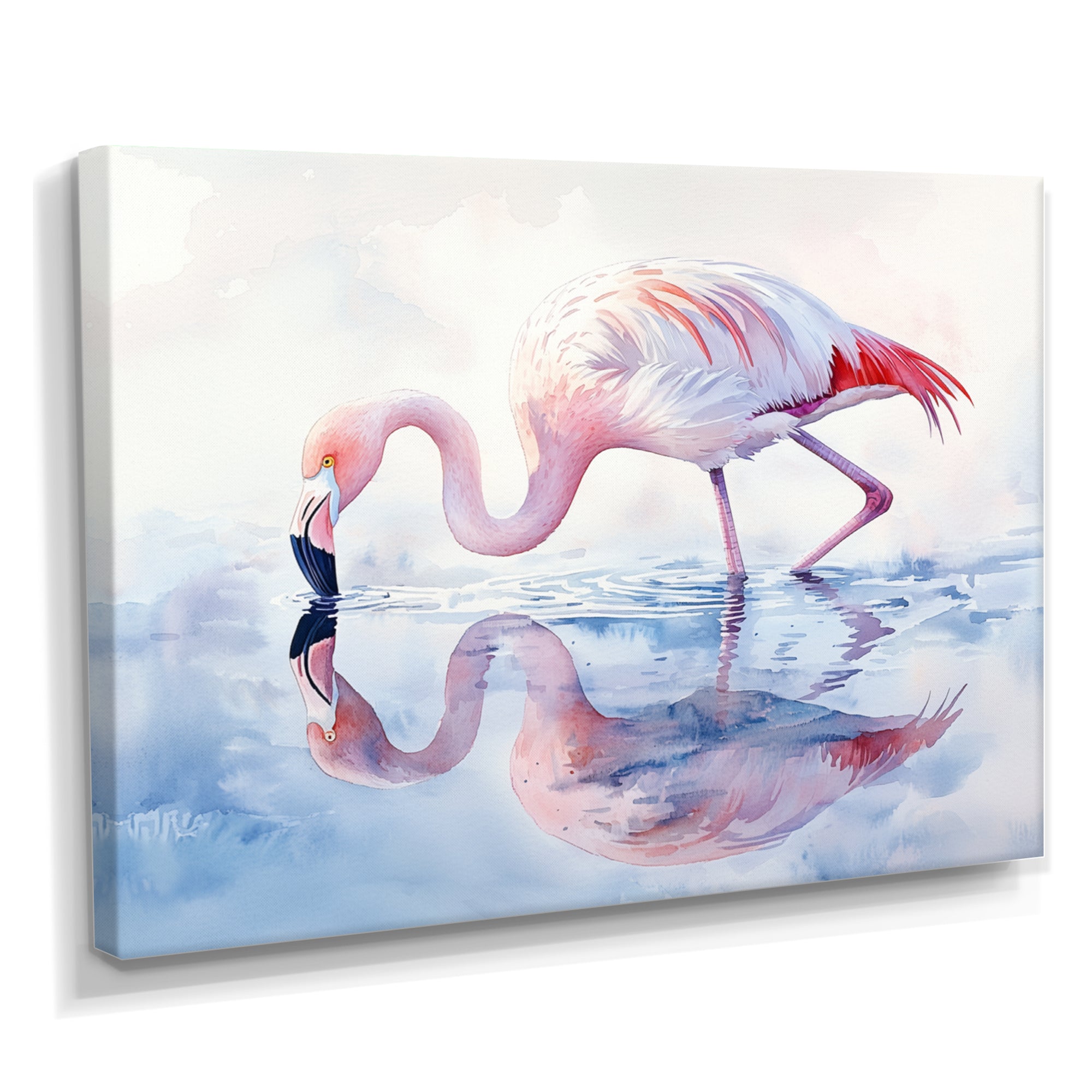 Flamingo Reflections - Flamingo Home Decor Art