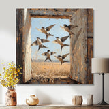 Abstract Bird Swallows In The Hayloft - Bird Wall Art Prints