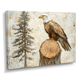 Eagle Spirit Of The Wind In Forest - Eagle Canvas Wall Art